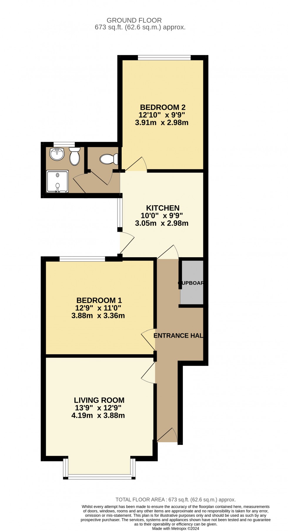 Floorplan for London Road, Ashford, Surrey