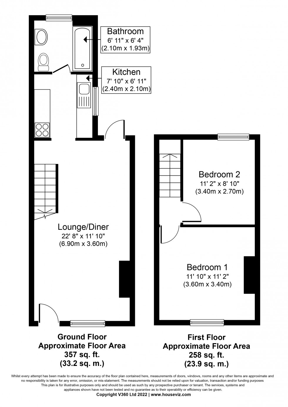 Floorplan for New Road, Staines-upon-Thames, Surrey
