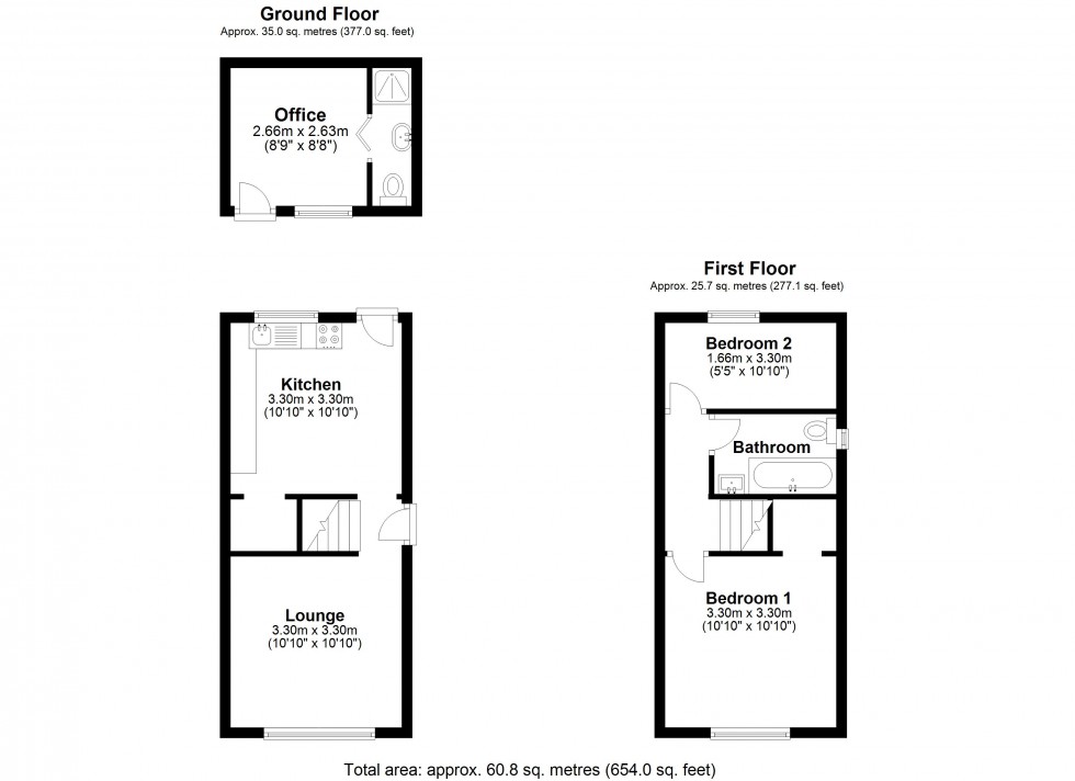 Floorplan for Farmers Road, Staines-upon-Thames, Surrey