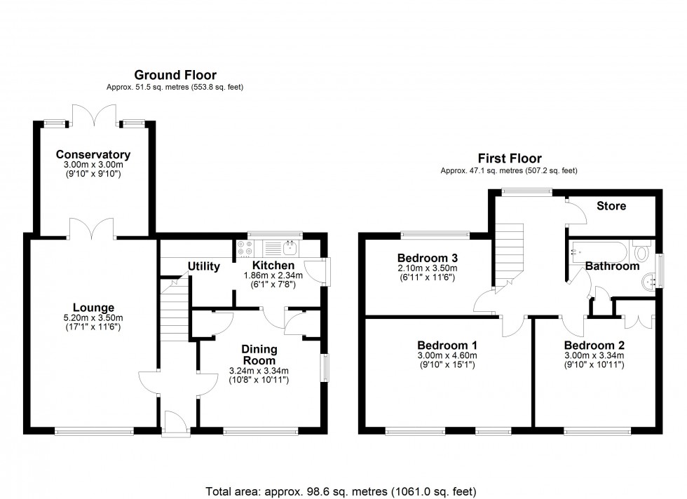 Floorplan for Cordelia Road, Staines-upon-Thames, Surrey