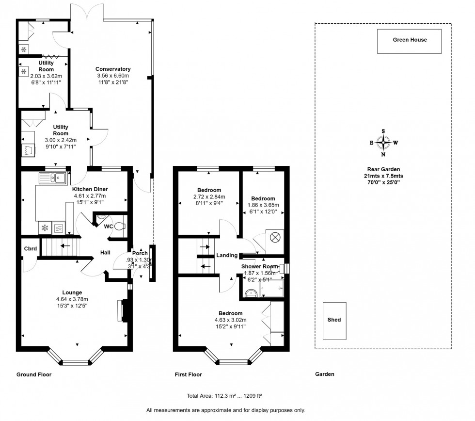 Floorplan for Vicarage Lane, Staines-upon-Thames, Surrey