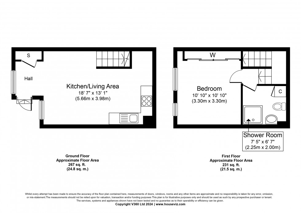 Floorplan for Surrey, STAINES-UPON-THAMES