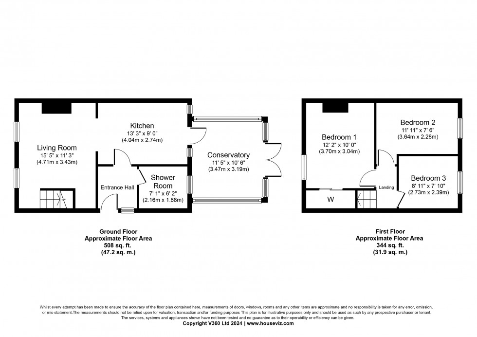 Floorplan for Farm Road, Staines-upon-Thames, Surrey
