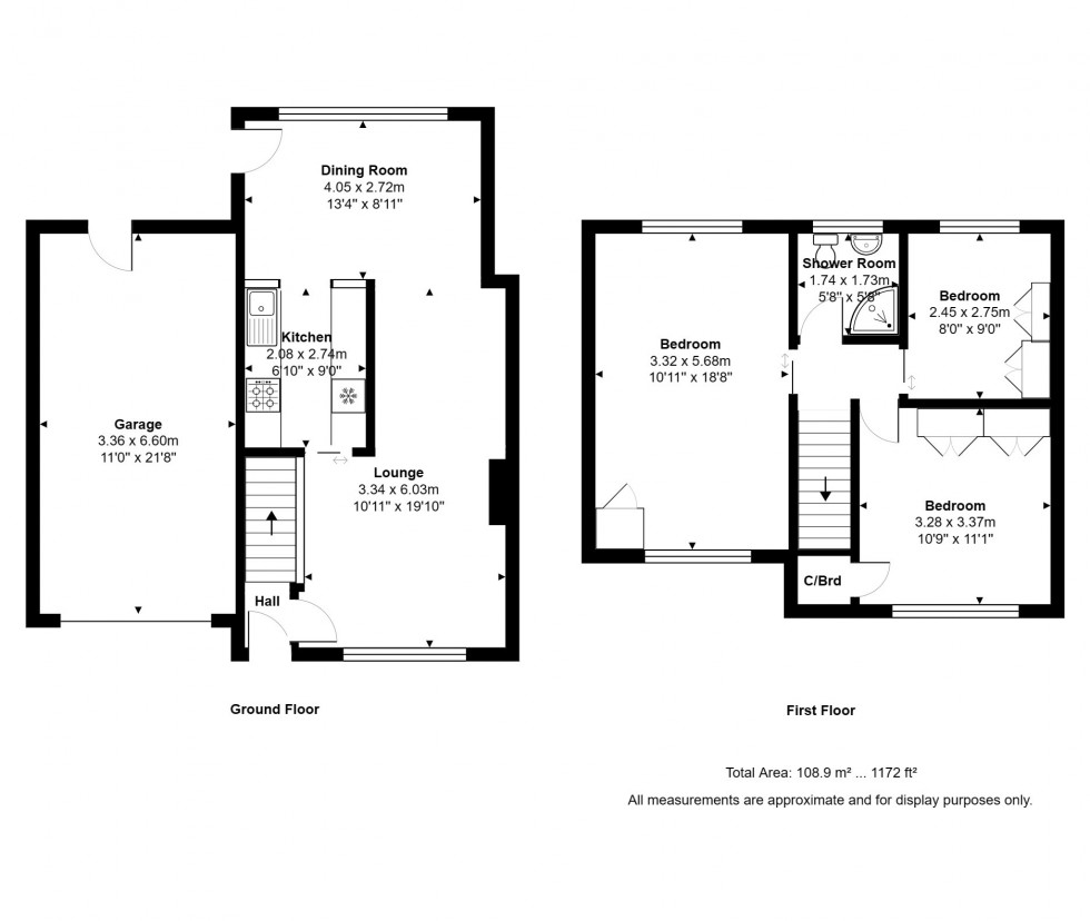 Floorplan for The Glade, Staines-upon-Thames, Surrey