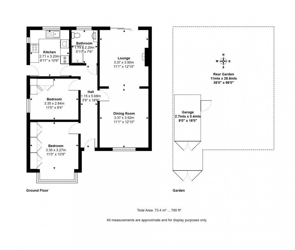 Floorplan for Witheygate Avenue, Staines-upon-Thames, Surrey