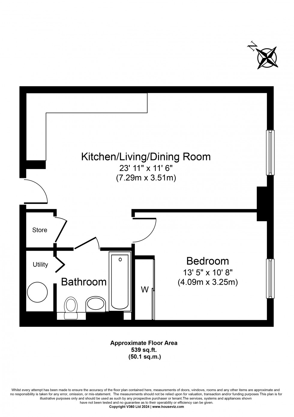 Floorplan for Eden Grove, Staines-Upon-Thames, Surrey