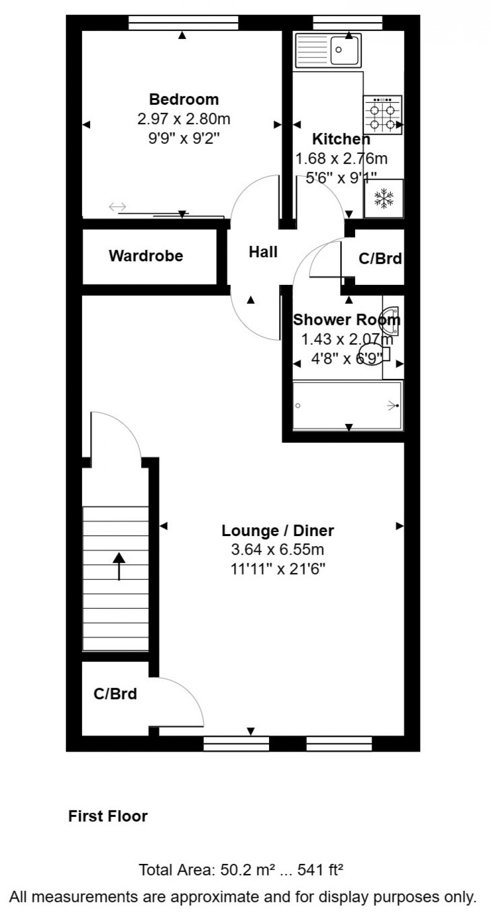 Floorplan for Berryscroft Road, Staines-upon-Thames