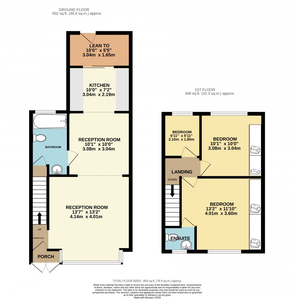 Floorplan for Shaftesbury Avenue, Feltham, Greater London