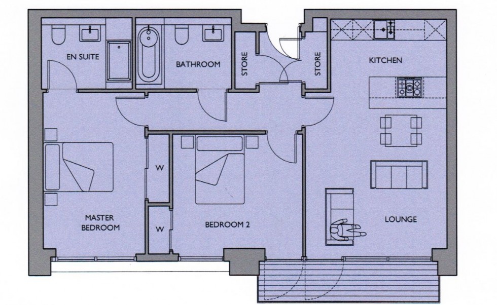 Floorplan for Fairfield Avenue, STAINES-UPON-THAMES