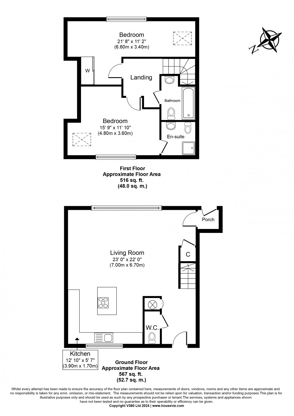 Floorplan for Old School Mews, Staines-upon-Thames, Surrey