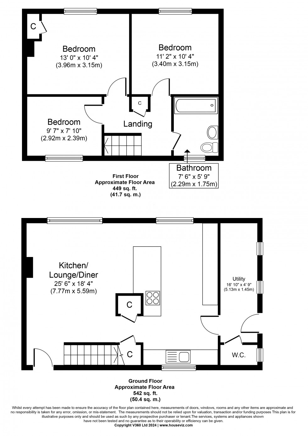 Floorplan for Arnold Road, Staines-upon-Thames, Surrey