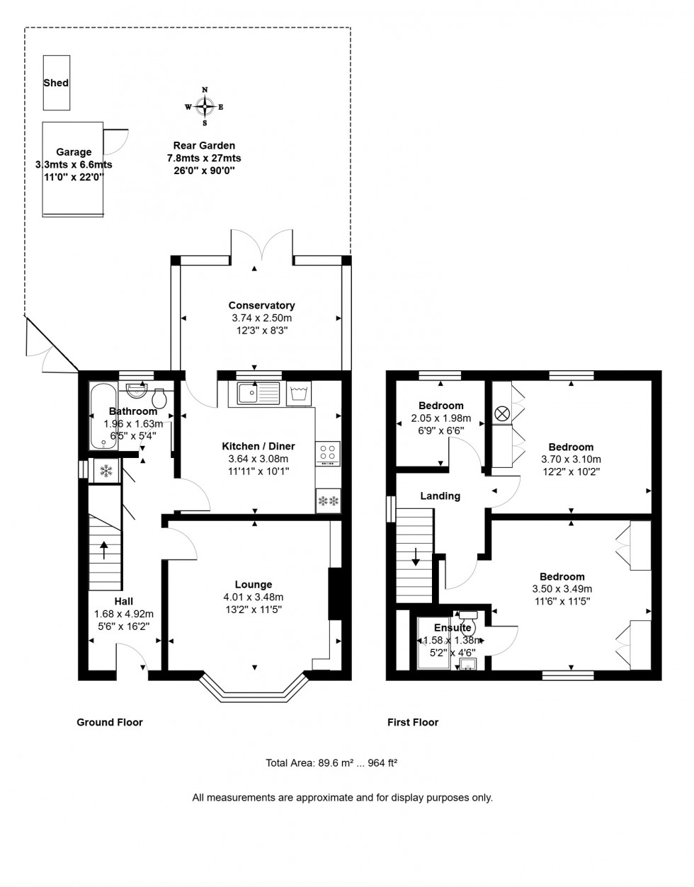 Floorplan for St Pinnock Avenue, Staines-upon-Thames, Surrey