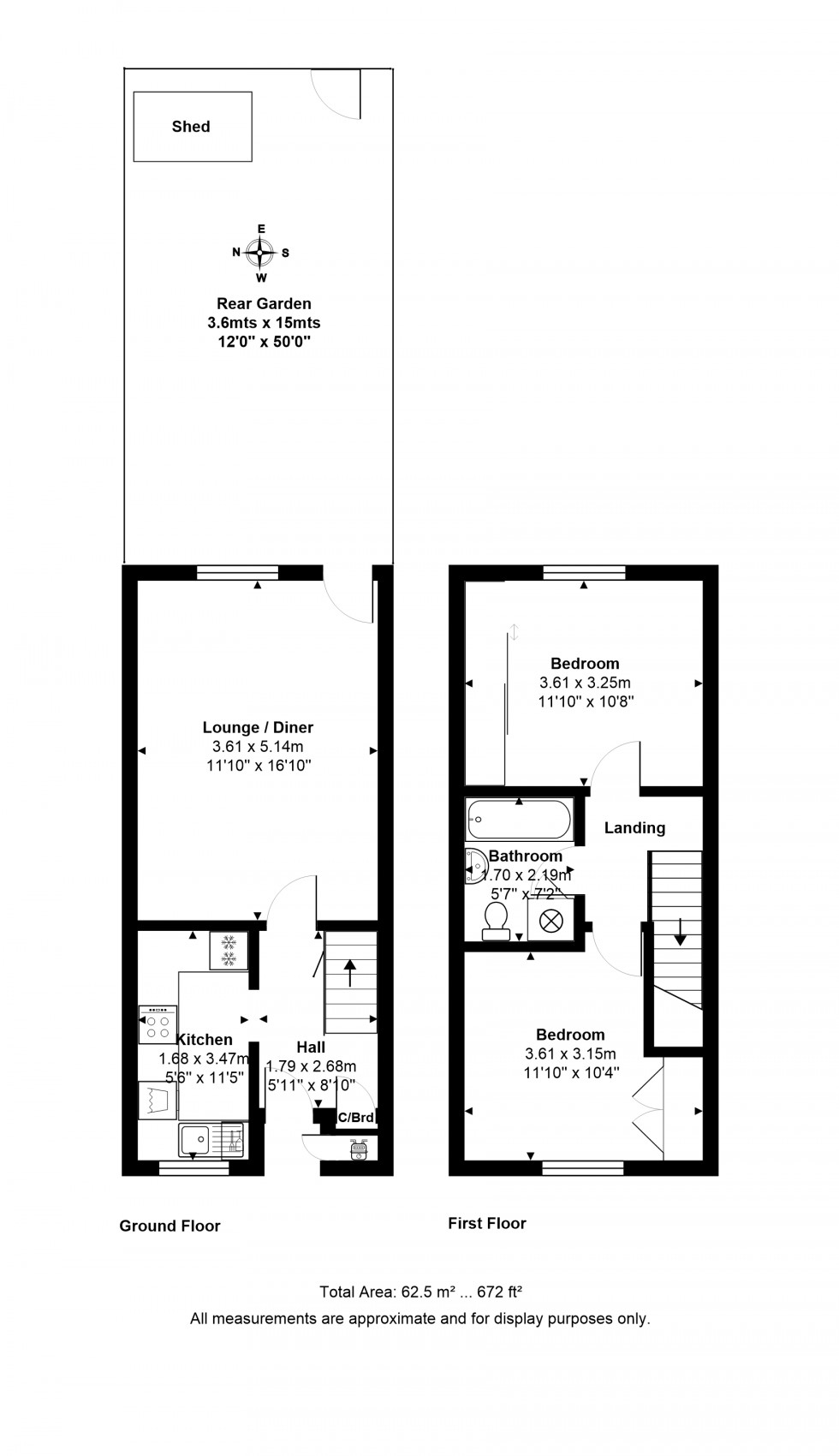 Floorplan for Aymer Drive, Staines-upon-Thames, Surrey