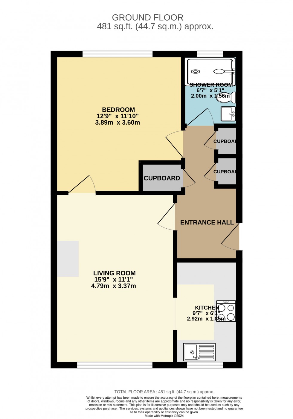 Floorplan for Stanwell, Staines-upon-Thames, Surrey