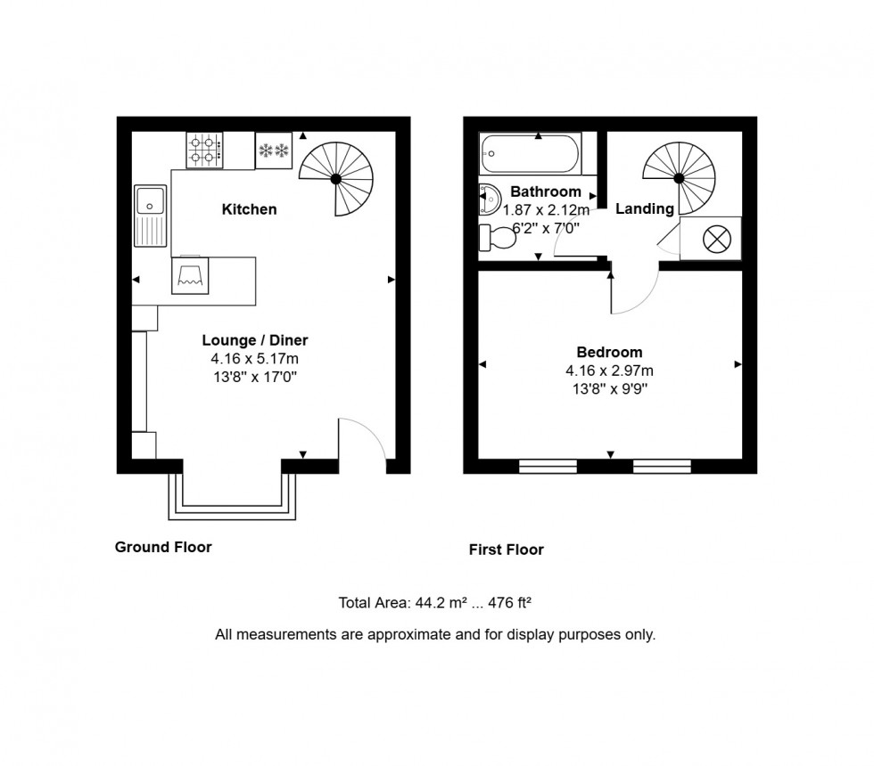 Floorplan for Bramley Close, Staines-upon-Thames, Surrey