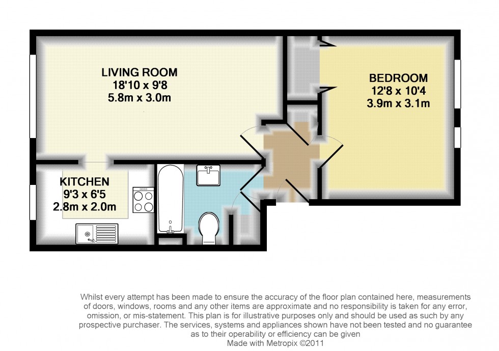 Floorplan for Quincy Road, Egham, Surrey