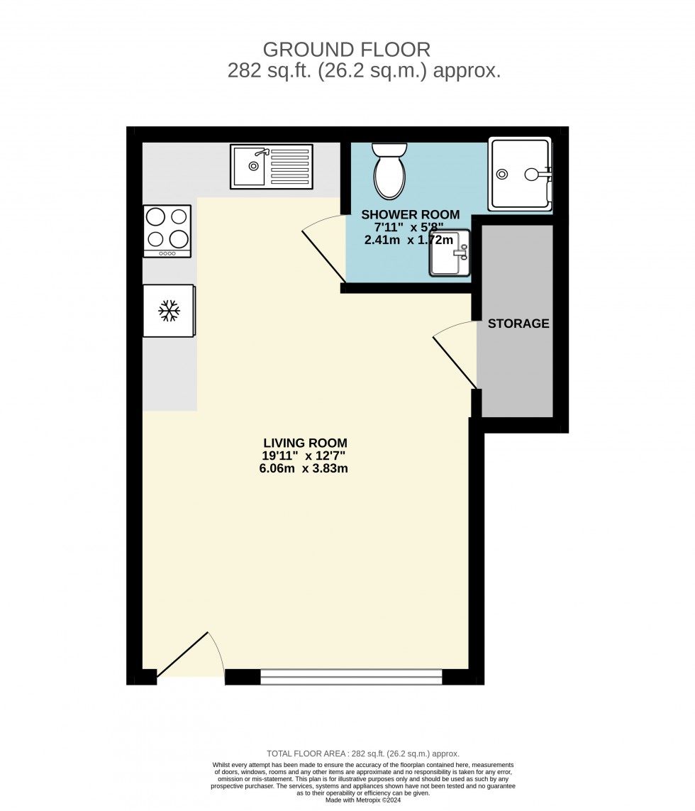 Floorplan for Feltham Road, Ashford, Surrey