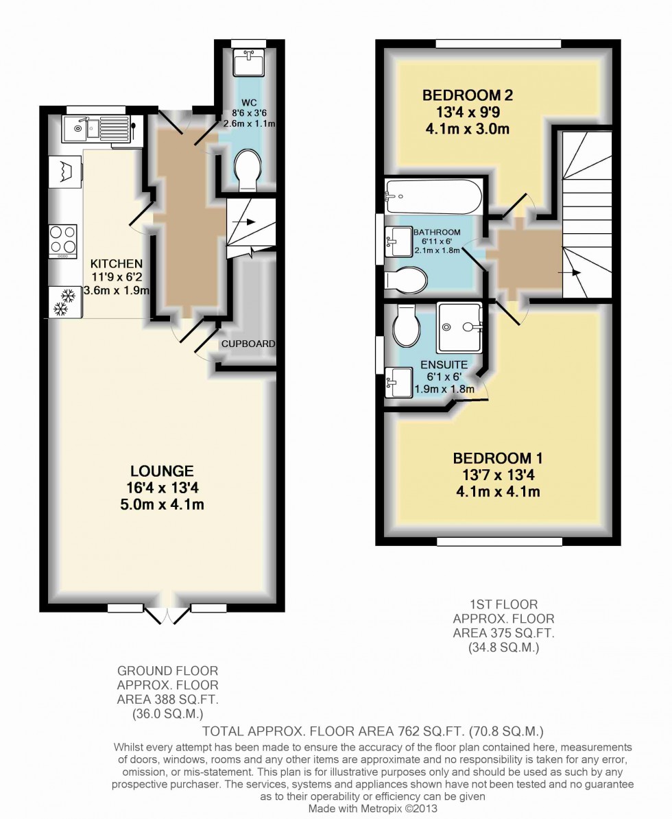 Floorplan for Station Crescent, Ashford, Surrey