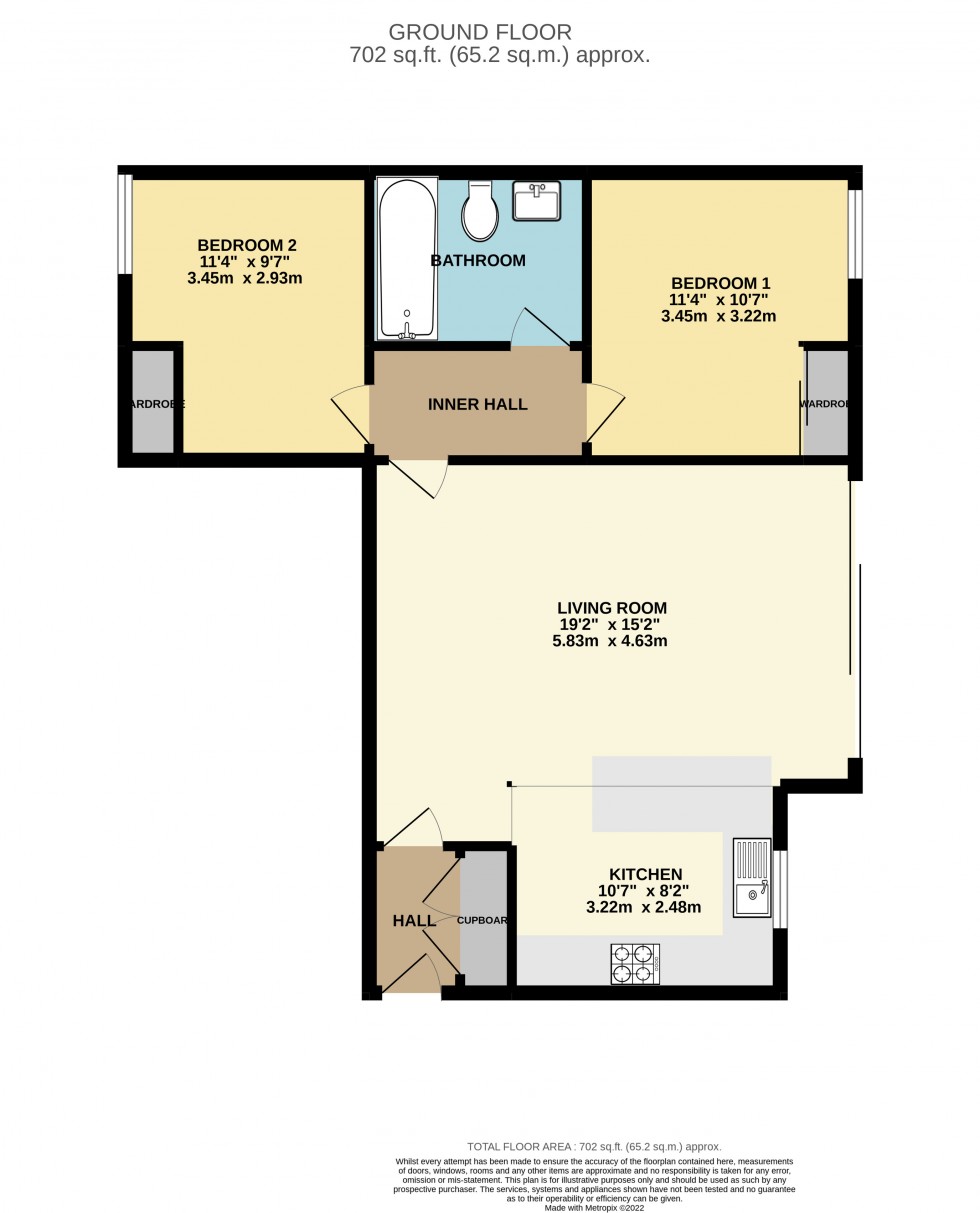 Floorplan for Guildford Street, Chertsey, Surrey