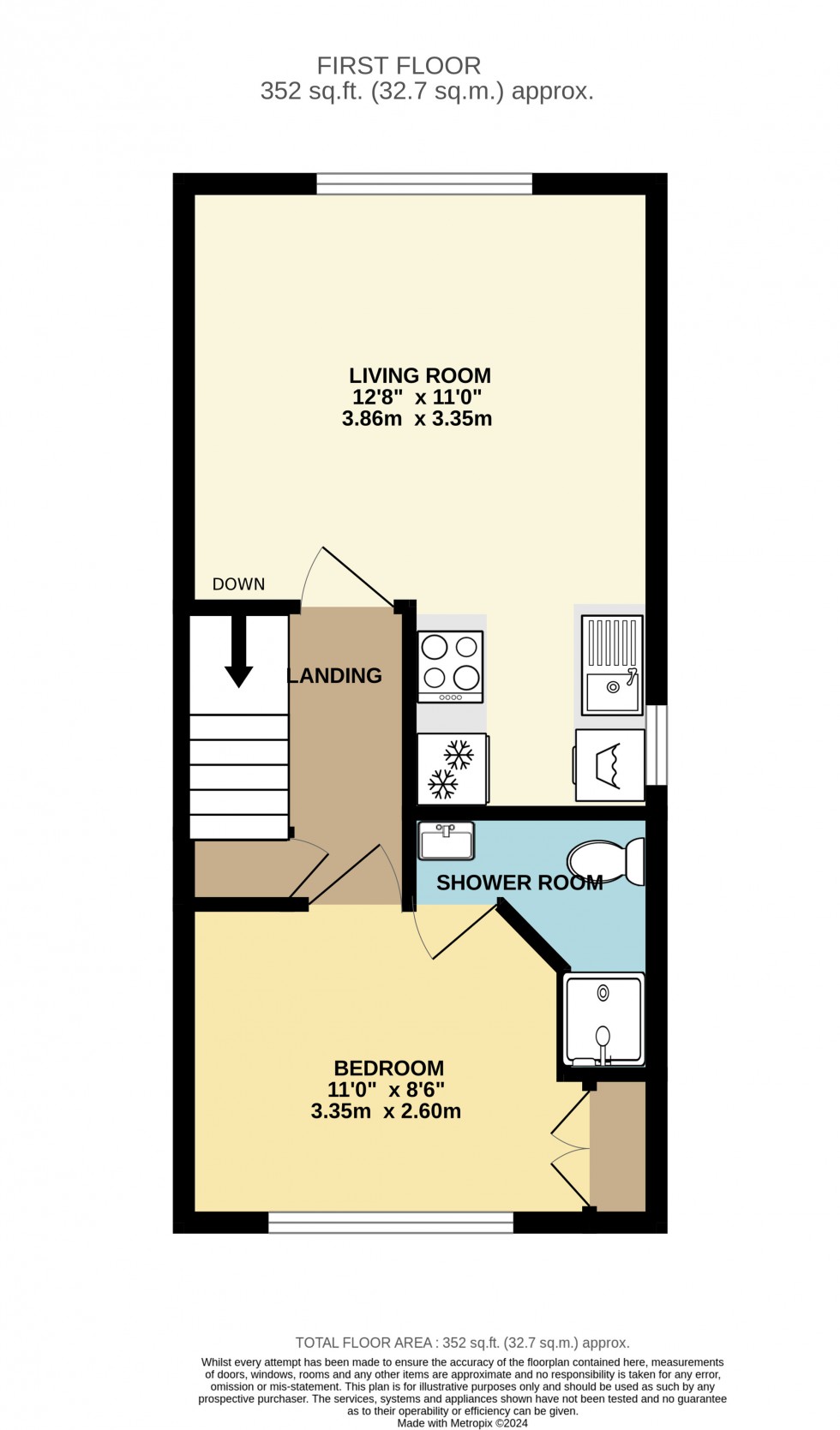 Floorplan for Feltham Road, Ashford, Surrey