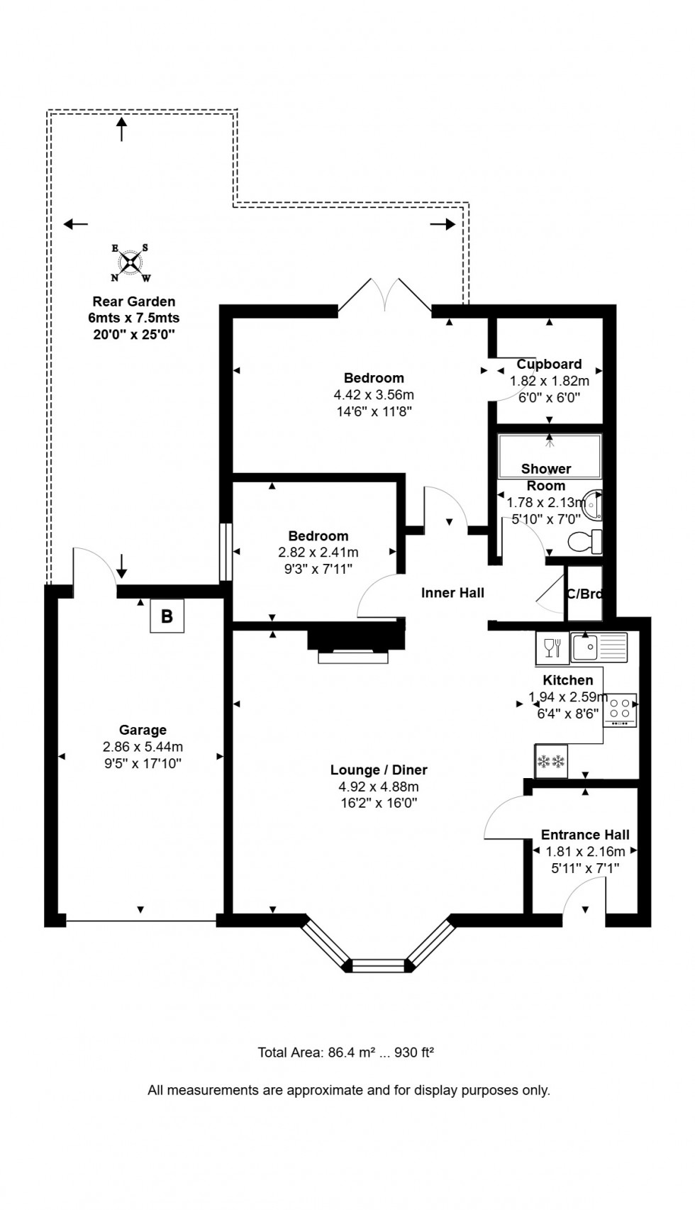 Floorplan for Gresham Road, Staines-upon-Thames, Surrey