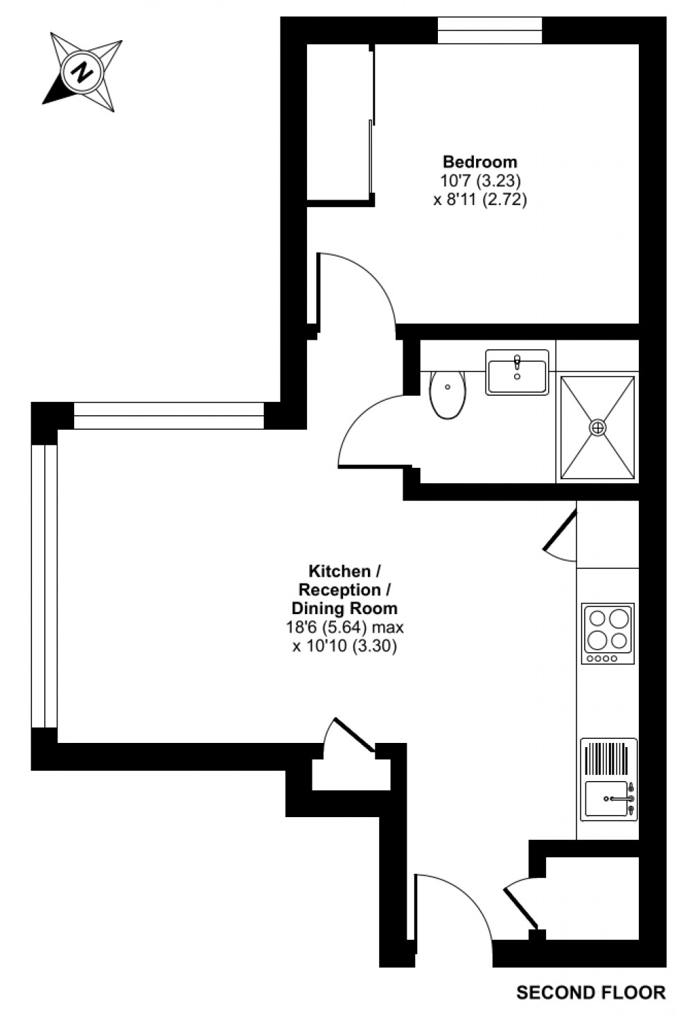 Floorplan for London Road, Staines-upon-Thames, Surrey