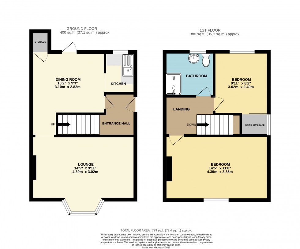 Floorplan for Doris Road, Ashford, Surrey