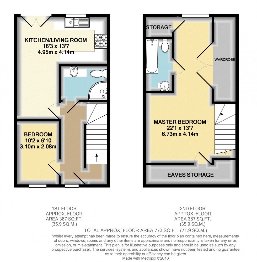 Floorplan for Cambridge Road, Ashford, Surrey