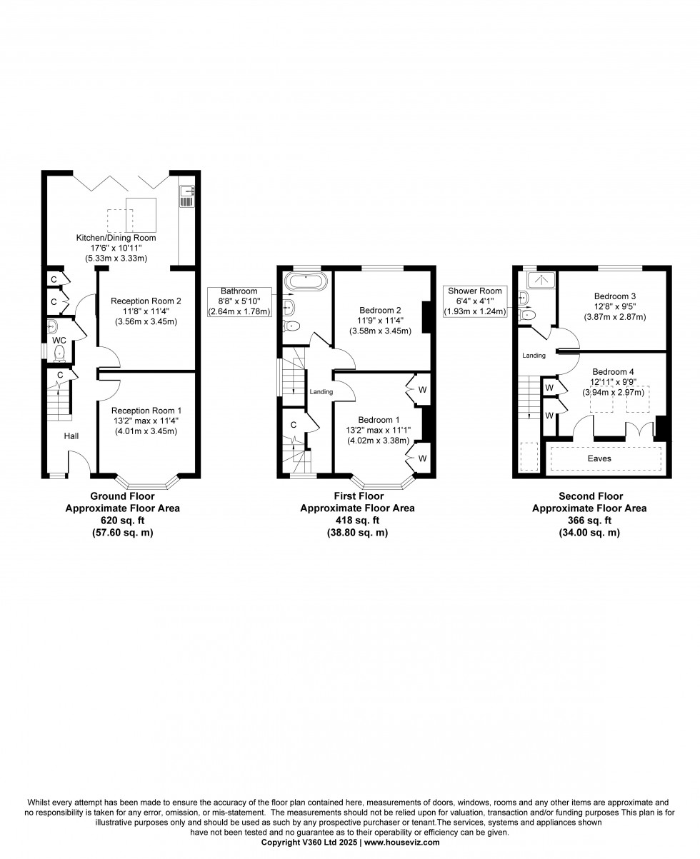 Floorplan for Pavilion Gardens, Staines-upon-Thames, Surrey