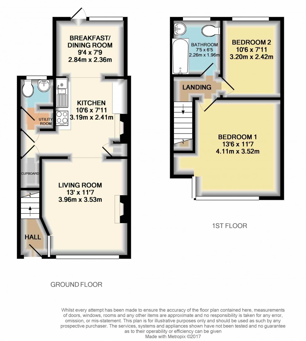 Floorplan for Hillingdon Avenue, Staines-upon-Thames, Surrey