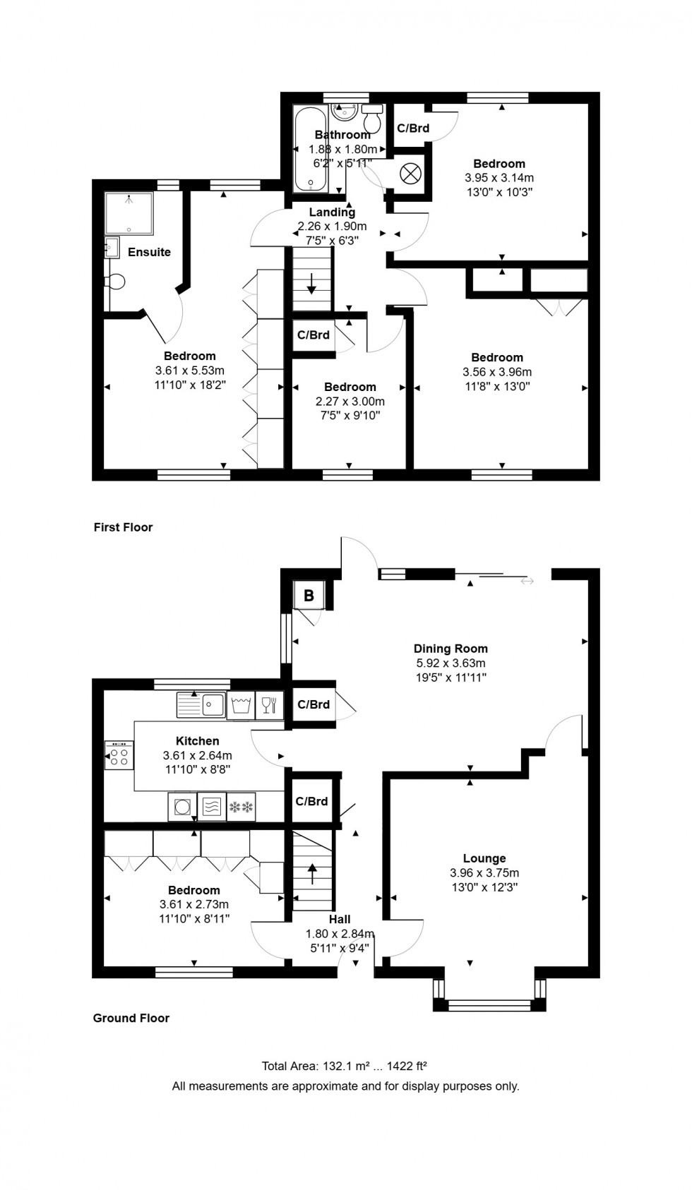 Floorplan for Greene Fielde End, Staines-upon-Thames, Surrey