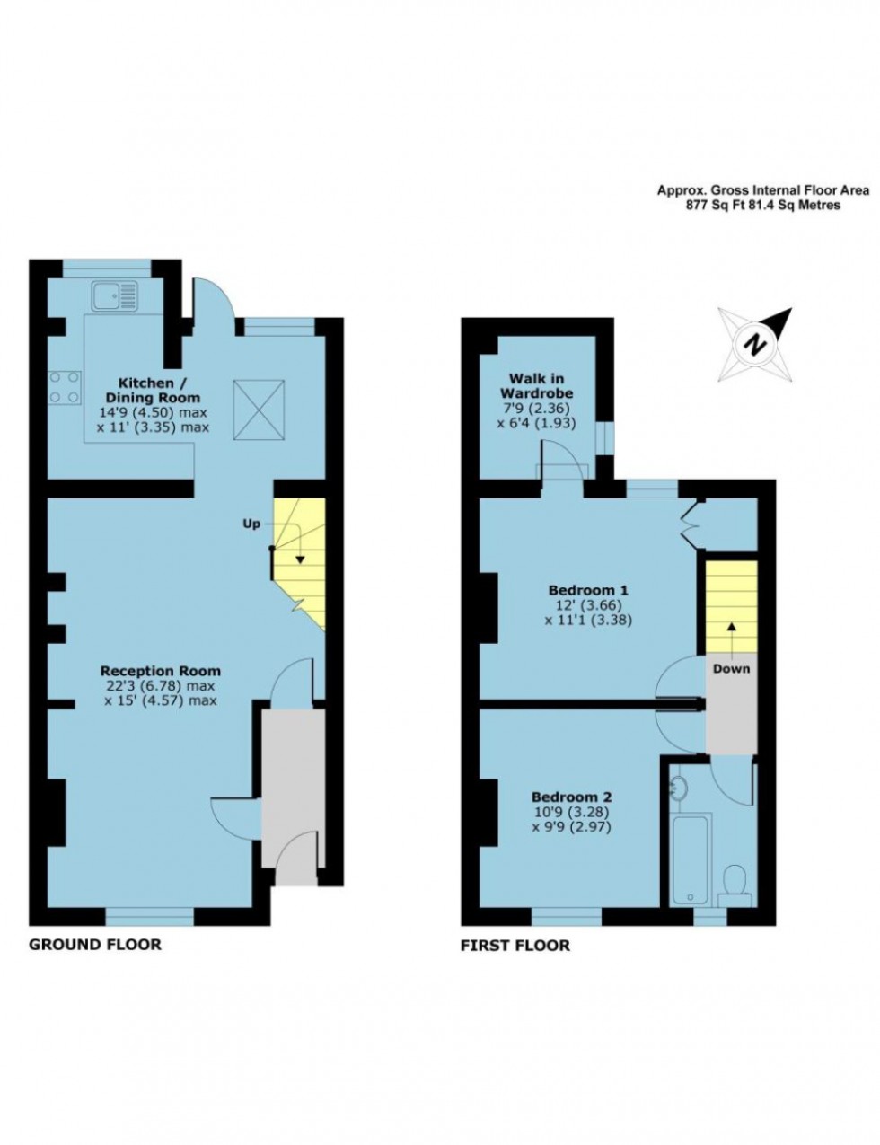 Floorplan for Stanwell New Road, Staines-upon-Thames, Surrey