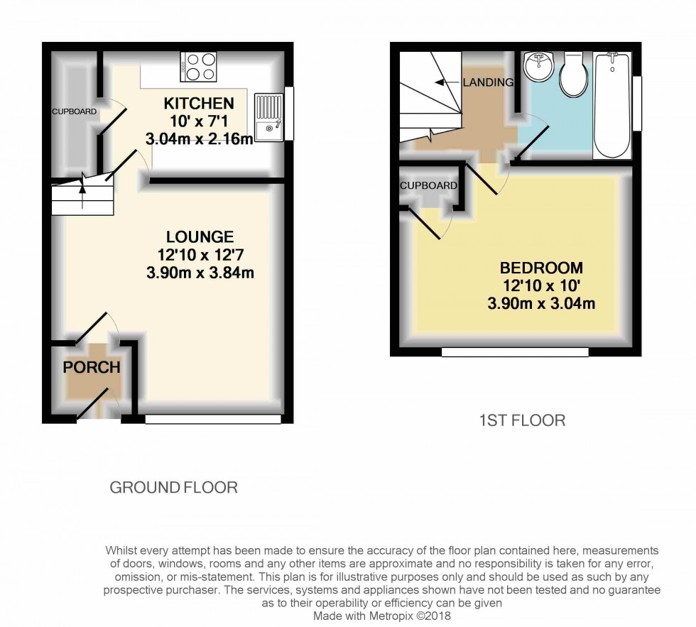 Floorplan for Gordon Road, Ashford, Surrey